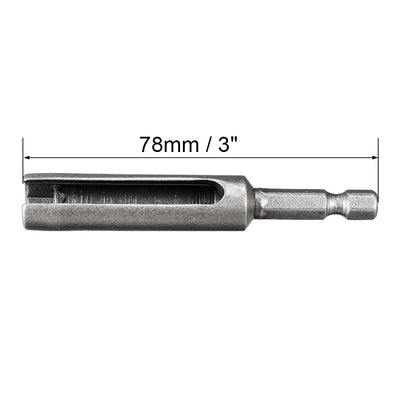Harfington Nut Driver, Quick-Change Hex Shank Slotted Drill Bit Socket Wrench Tool