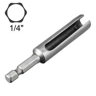 Harfington Nut Driver, Quick-Change Hex Shank Slotted Drill Bit Socket Wrench Tool