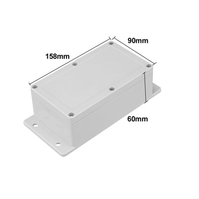 Harfington 158 x 90 x 60mm Electronic Plastic DIY Junction Box Enclosure Case Gray