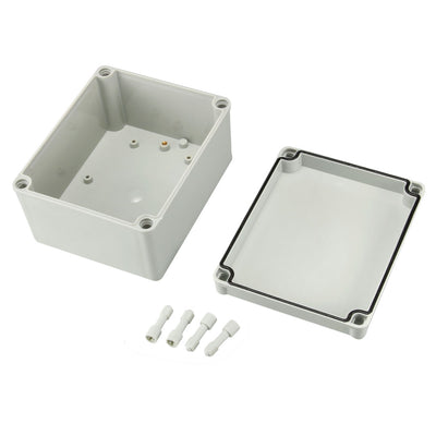Harfington 170 x 140 x 95mm Electronic Plastic DIY Junction Box Enclosure Case Light Gray