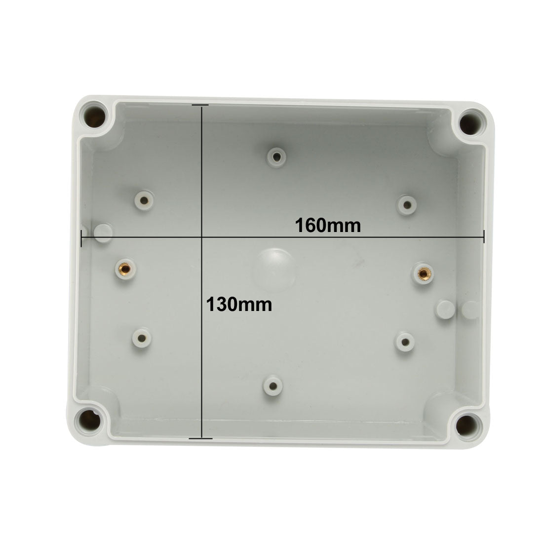 Harfington 170 x 140 x 95mm Electronic Plastic DIY Junction Box Enclosure Case Light Gray