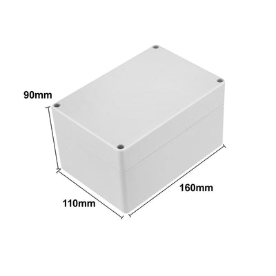 Harfington 160 x 110 x 90mm Electronic Plastic DIY Junction Box Enclosure Case Gray