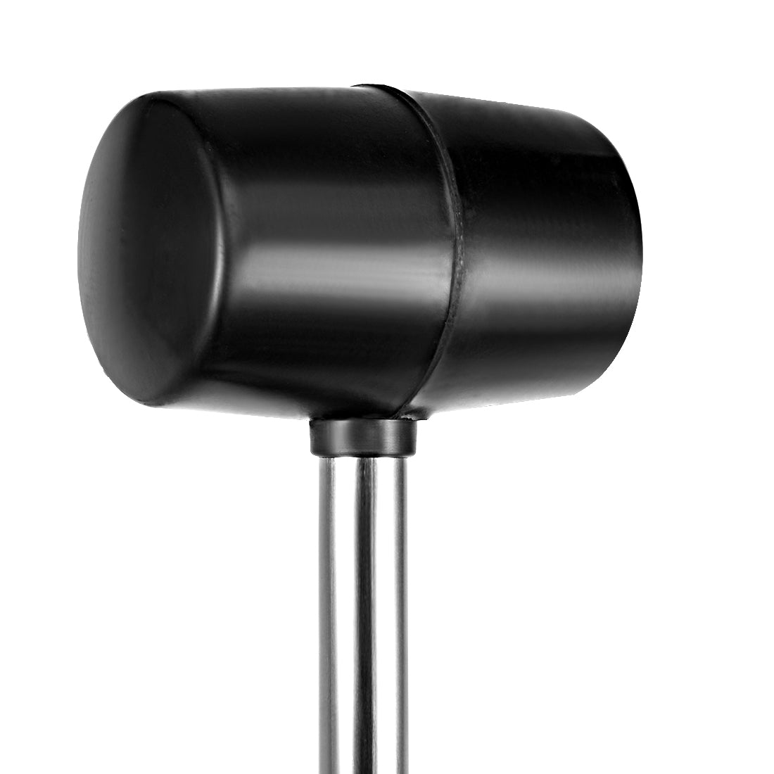 Harfington 18 Ounce Black Rubber Hammer Mallet w Stainless Steel Tube Handle