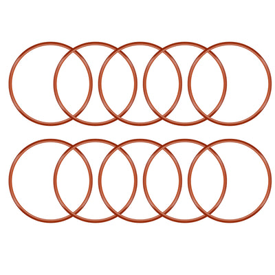 Harfington Silicone O-Ring VMQ Seal Rings Sealing Gasket Red