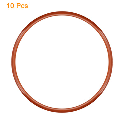 Harfington Silicone O-Ring VMQ Seal Rings Sealing Gasket Red