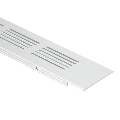 Harfington 150mmx50mm, Ventilation Grille, Aluminum Alloy Air Vent Louvered Grill Cover 4pcs