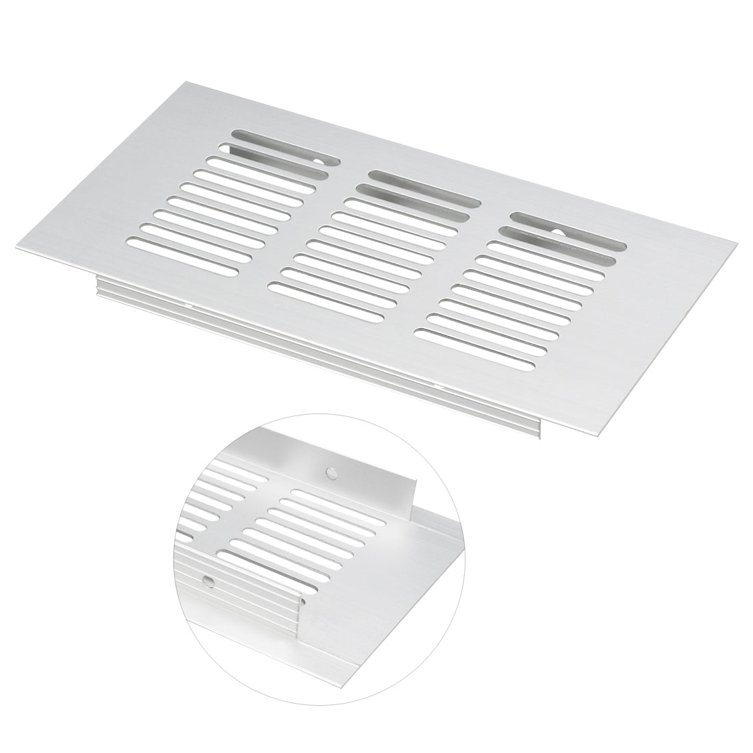 Harfington 150mmx80mm, Ventilation Grille, Aluminum Alloy Air Vent Louvered Grill Cover 2pcs
