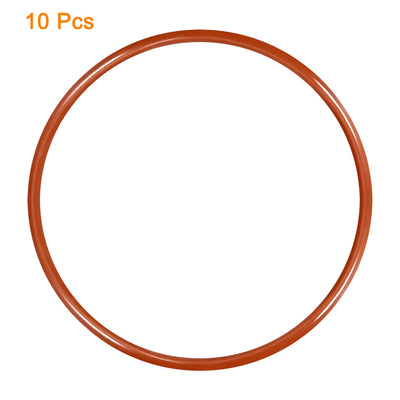 Harfington Silicone O-Ring VMQ Seal Rings Sealing Gasket Red