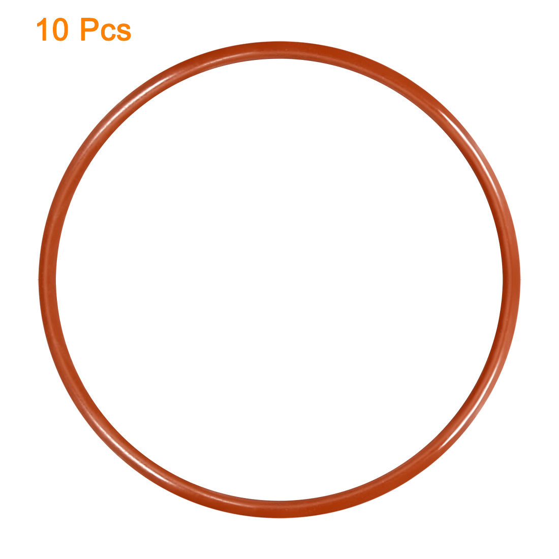 Harfington Silicone O-Ring VMQ Seal Rings Sealing Gasket Red
