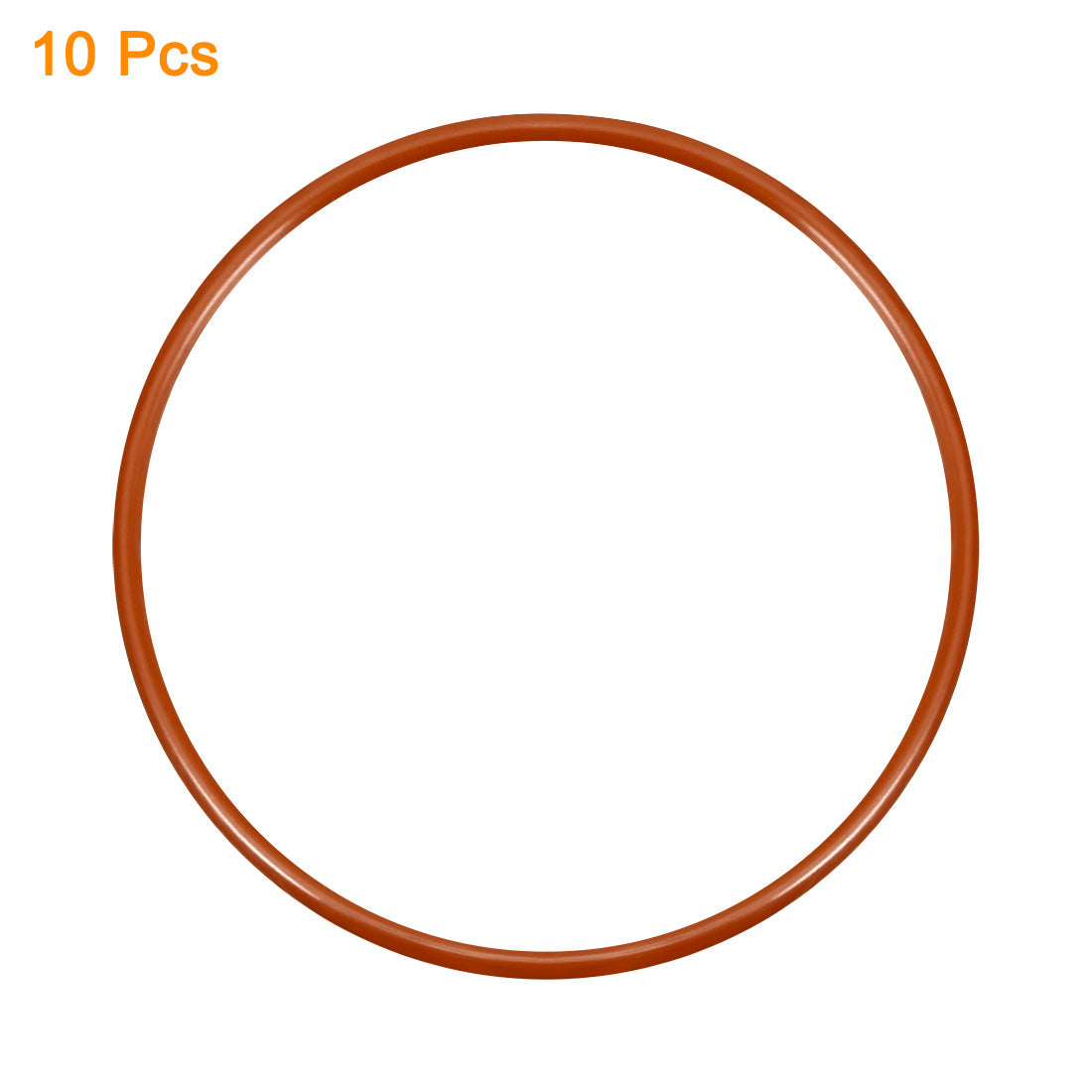 Harfington Silicone O-Ring VMQ Seal Rings Sealing Gasket Red