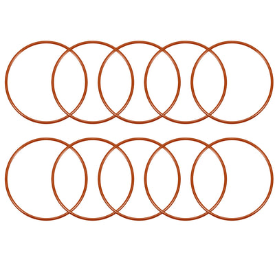 Harfington Silicone O-Ring VMQ Seal Rings Sealing Gasket Red