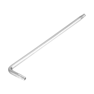 Harfington Long Tamper Proof Torx Star Key Bit Wrench L-Shape Nickel Plated