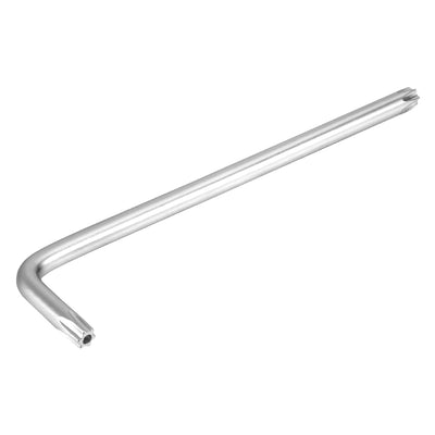 Harfington Long Tamper Proof Torx Star Key Bit Wrench L-Shape Nickel Plated