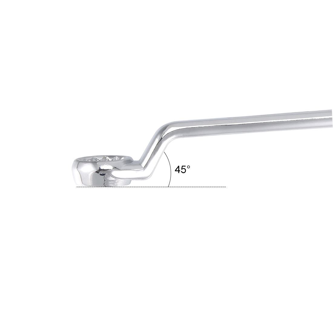 Harfington Metric 12 Point Offset Double Box End Wrench Chrome Plated, Cr-V