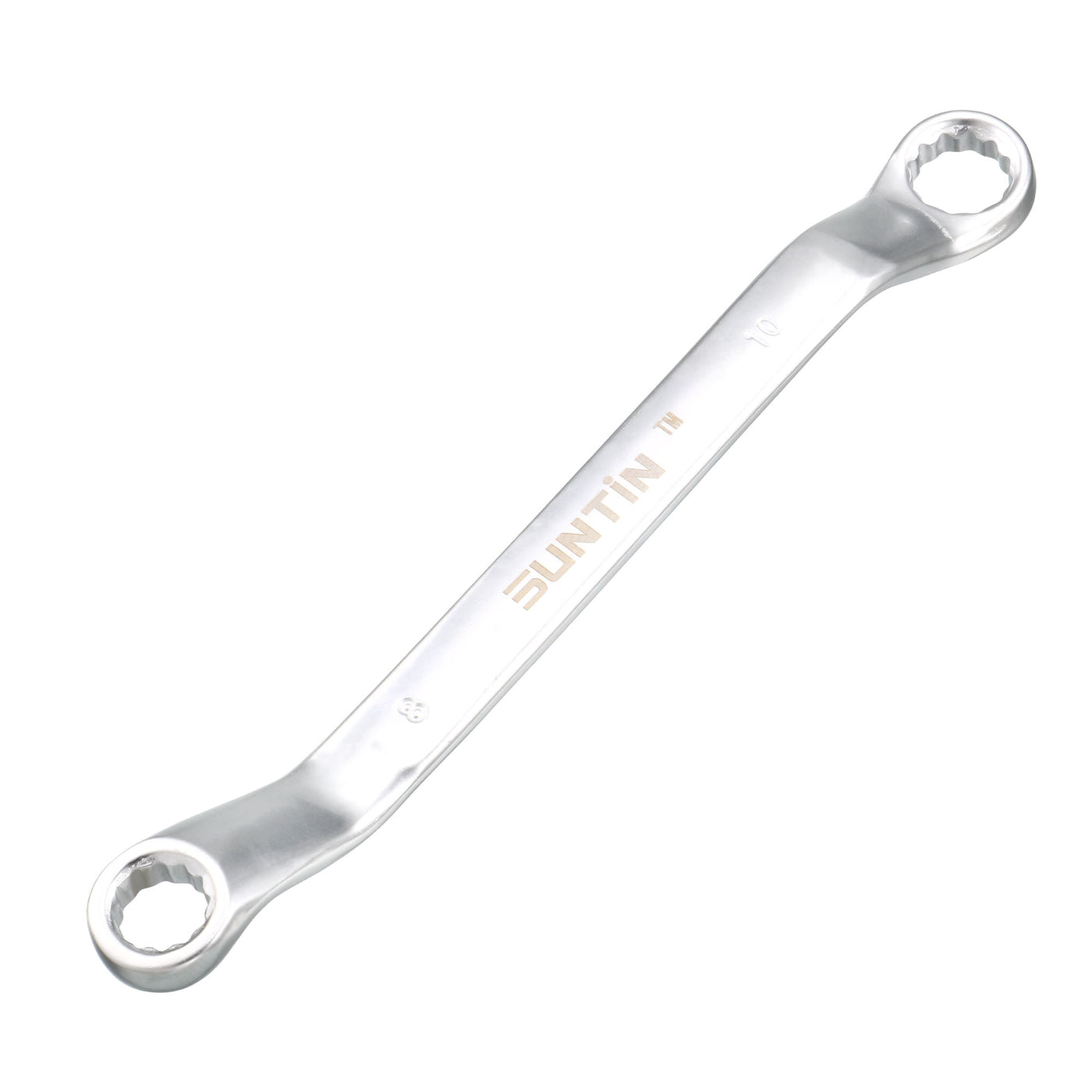 Harfington Metric 12 Point Offset Double Box End Wrench Chrome Plated, Cr-V