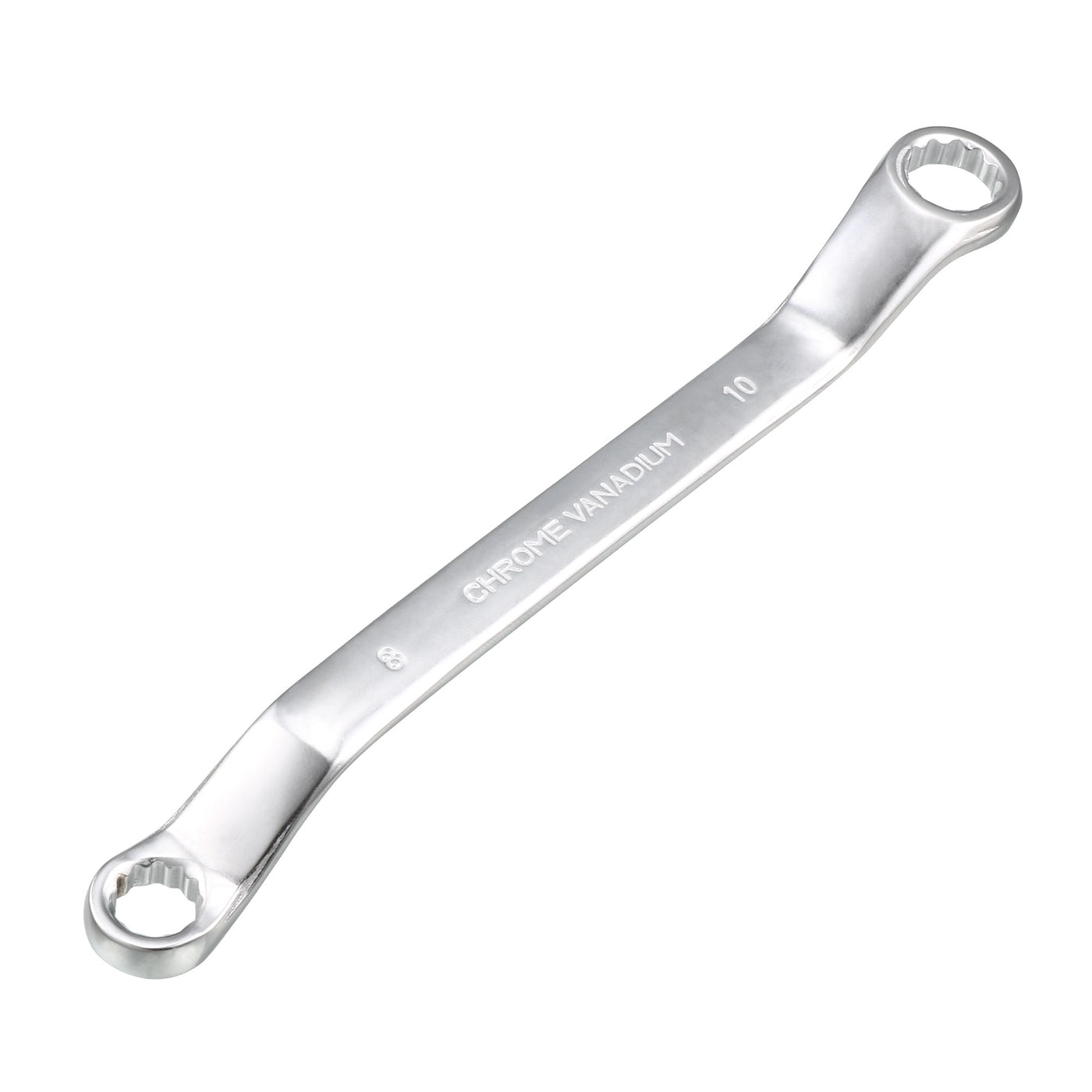 Harfington Metric 12 Point Offset Double Box End Wrench Chrome Plated, Cr-V