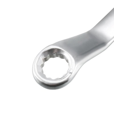 Harfington Metric 12 Point Offset Double Box End Wrench Chrome Plated, Cr-V