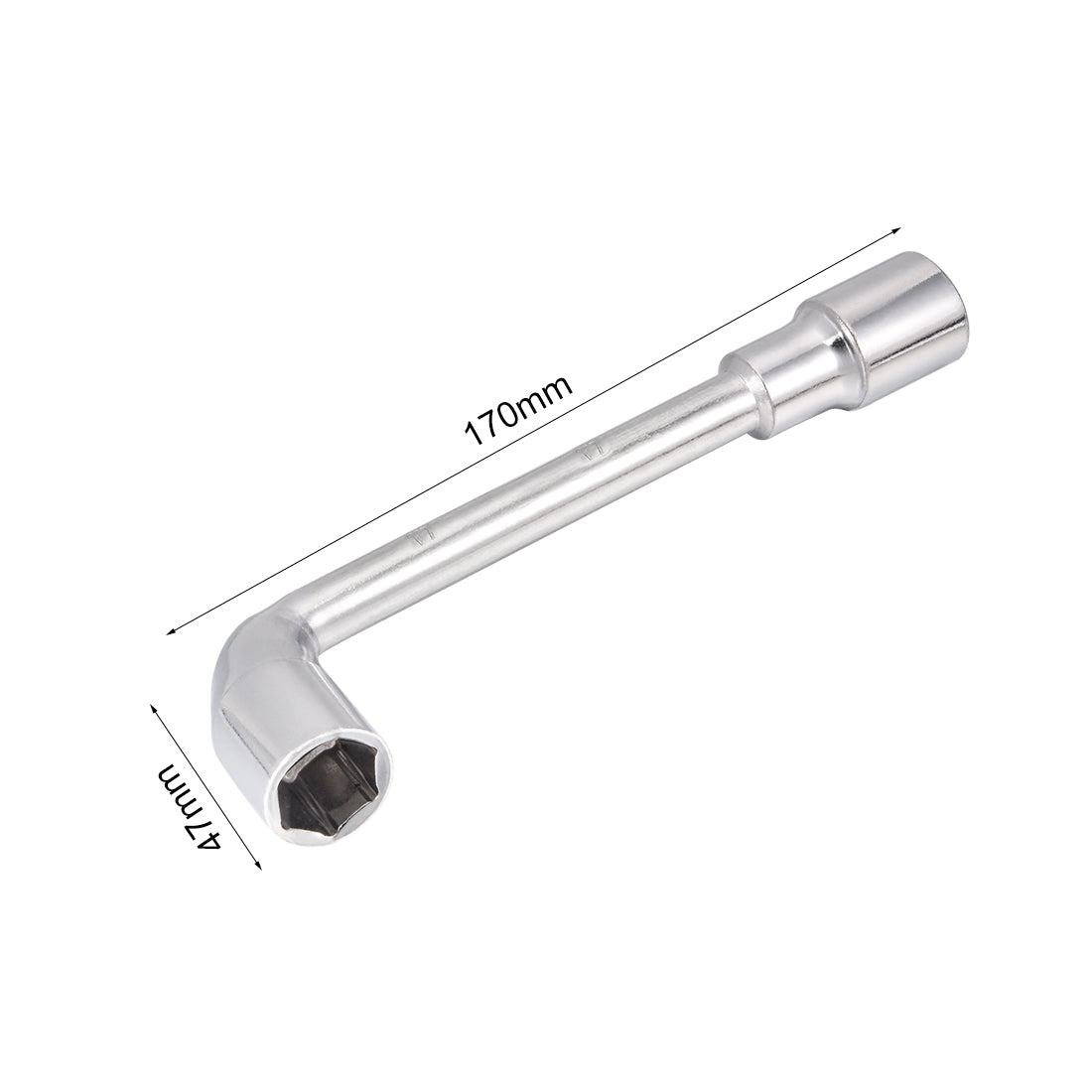 Harfington Metric L Shaped Angled Open Hex 6 point Socket Wrench