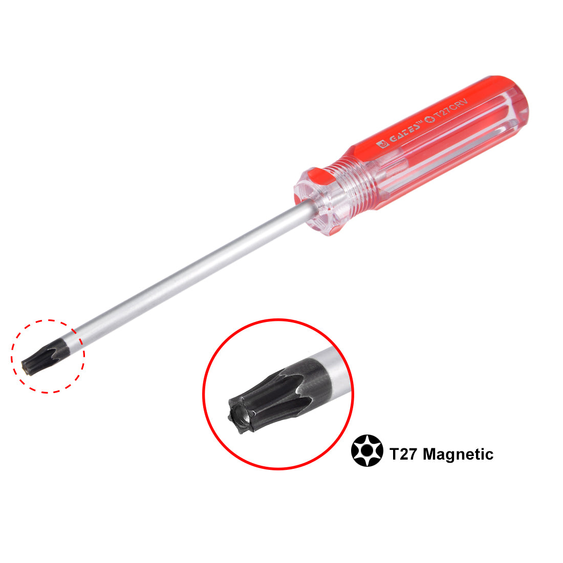 Harfington Magnetic T27 Torx Screwdriver with 4 Inch Cr-V Steel Shaft