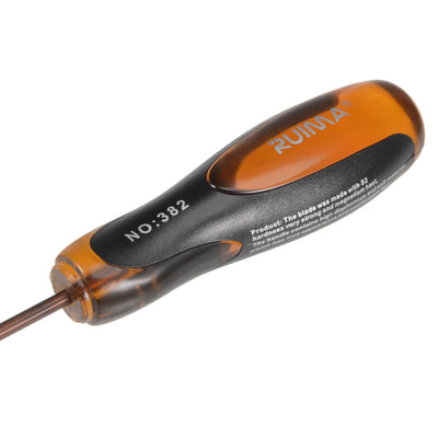 Harfington Slotted Magnetic Screwdriver Round Shaft Comfort Grip