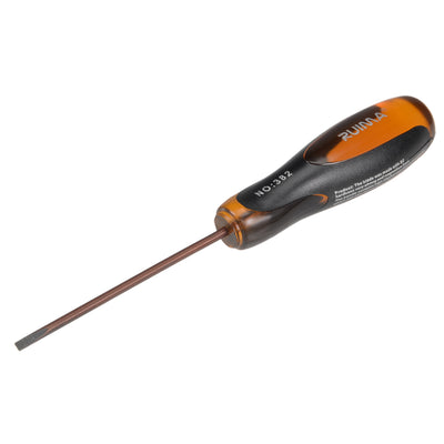 Harfington Slotted Magnetic Screwdriver Round Shaft Comfort Grip