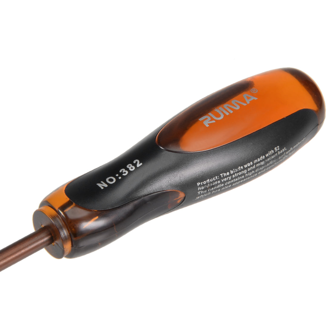 Harfington Slotted Magnetic Screwdriver Round Shaft Comfort Grip
