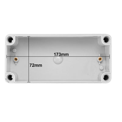 Harfington 180 x 80 x 72mm Electronic ABS Plastic DIY Junction Box Enclosure Case Beige