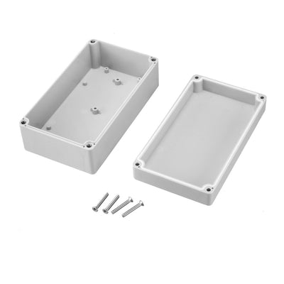 Harfington 158 x 90 x 60mm Electronic ABS Plastic DIY Junction Box Enclosure Case Grey IP66