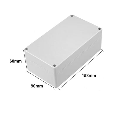 Harfington 158 x 90 x 60mm Electronic ABS Plastic DIY Junction Box Enclosure Case Grey IP66