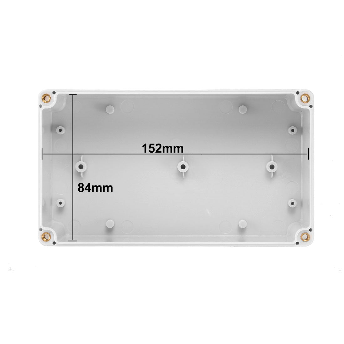 Harfington 158 x 90 x 60mm Electronic ABS Plastic DIY Junction Box Enclosure Case Grey IP66