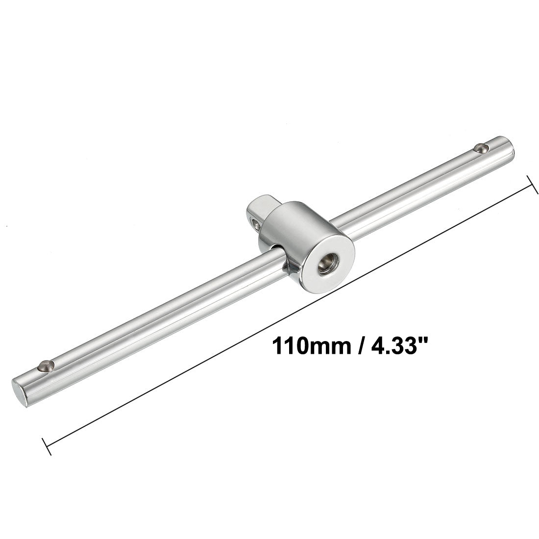 Harfington 1/4 Inch Drive Sliding Wrench Breaker Bar Adjustable T-Handle Socket Hand Tool