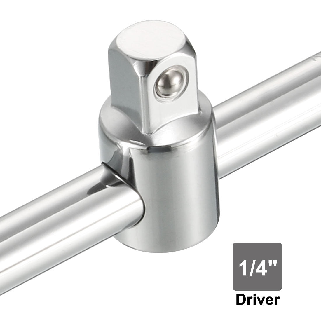 Harfington 1/4 Inch Drive Sliding Wrench Breaker Bar Adjustable T-Handle Socket Hand Tool