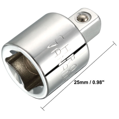 Harfington Socket Adapter and Reducer, Female to Male, Cr-V