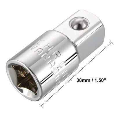 Harfington Socket Adapter and Reducer, Female to Male, Cr-V