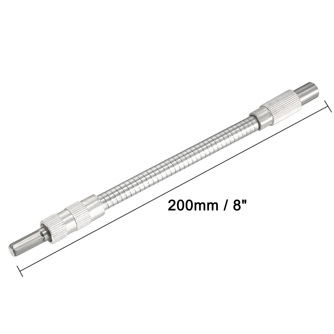 Harfington 5PCS 1/4-inch Drive Flexible Extension Bar 200mm Length