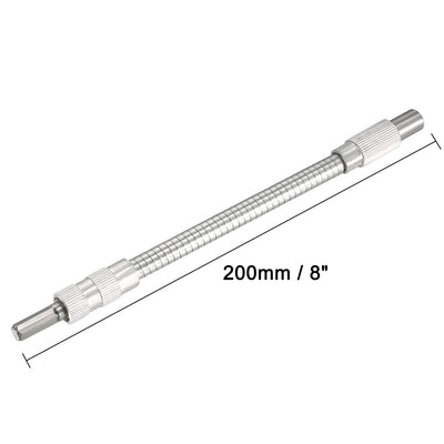 Harfington 5PCS 1/4-inch Drive Flexible Extension Bar 200mm Length