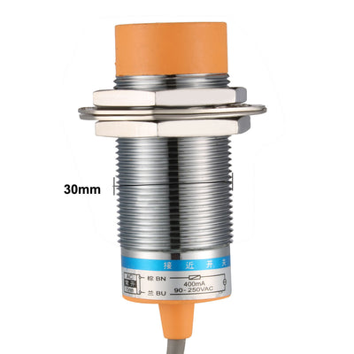 Harfington 15mm Inductive Proximity Sensor Switch Detector NO AC 90-250V 400mA 2-wire LJ30A3-15-J/EZ