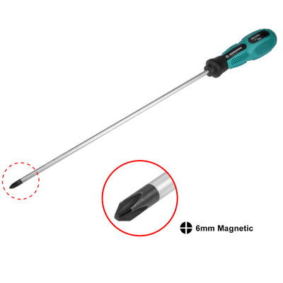 Harfington Phillips Screwdriver Round Shaft Non Slip Comfortable Handle