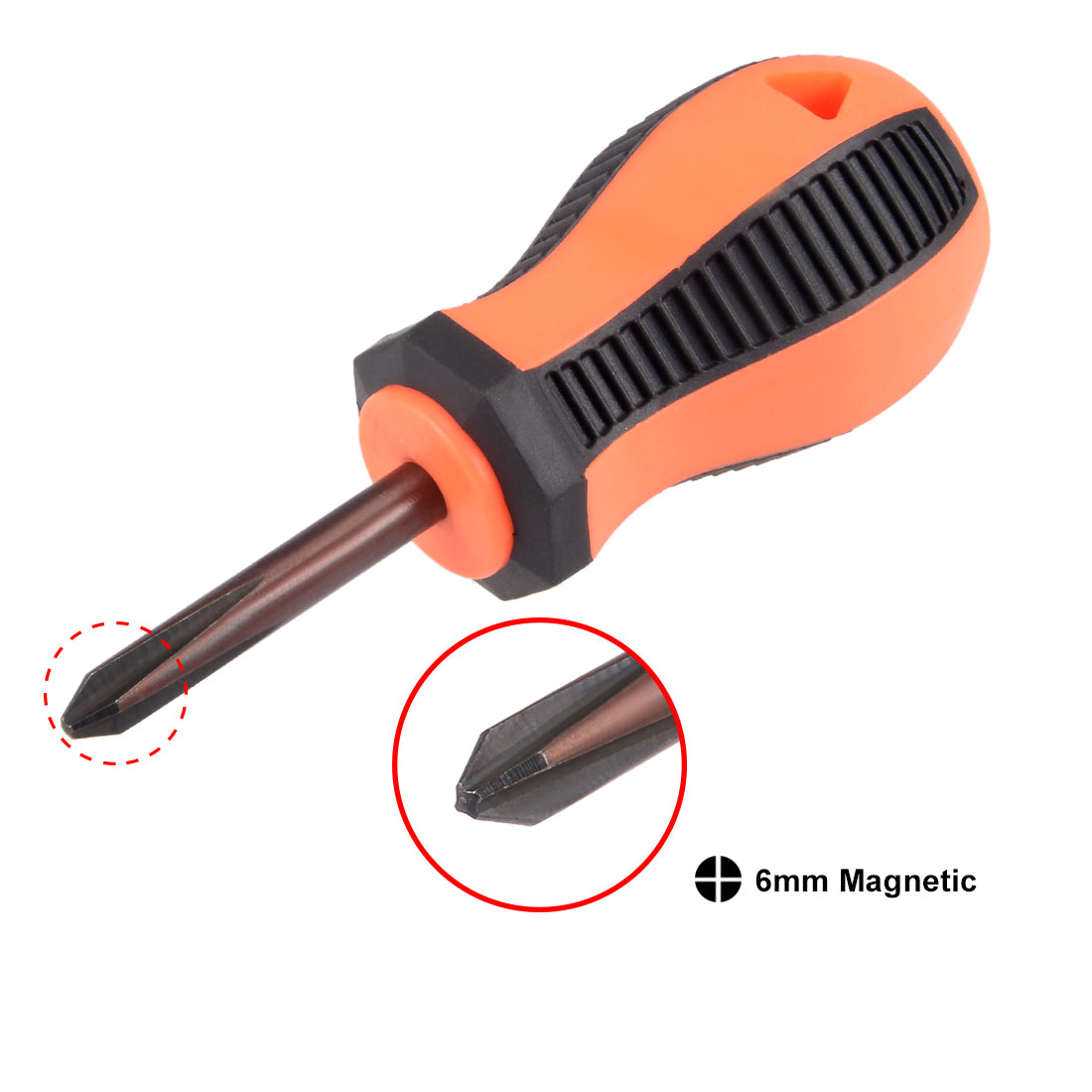 Harfington #0(PH0) Phillips Screwdriver 5 Inch Round Shaft Magnetic 1