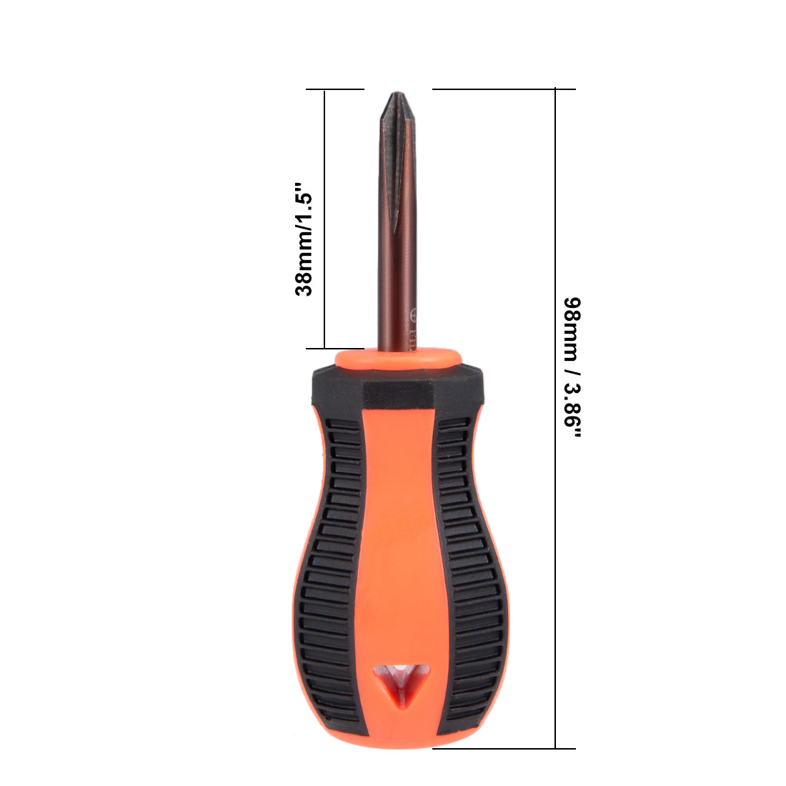 Harfington #0(PH0) Phillips Screwdriver 5 Inch Round Shaft Magnetic 1