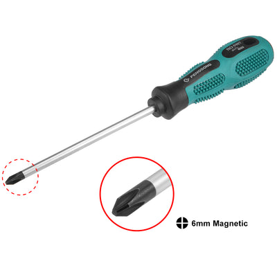 Harfington Phillips Screwdriver Round Shaft Non Slip Comfortable Handle