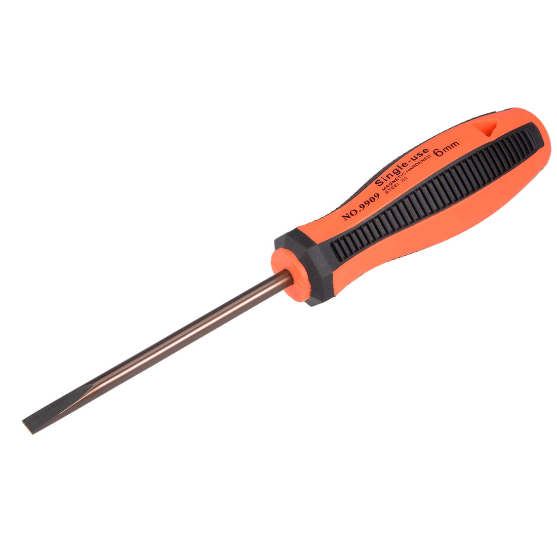 Harfington Slotted Magnetic Screwdriver Round Shaft Comfort Non Slip Grip