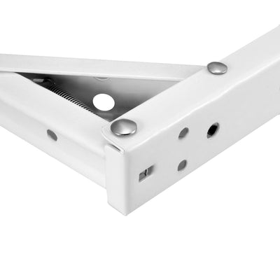 Harfington 14" Shelf Bracket, 90 Degree, Spring Loaded Wall Mounting, Folding Angle Supports 2pcs