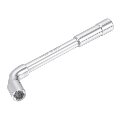 Harfington Metric L Shaped Angled Hex Socket Wrench Chrome Plated, Cr-V