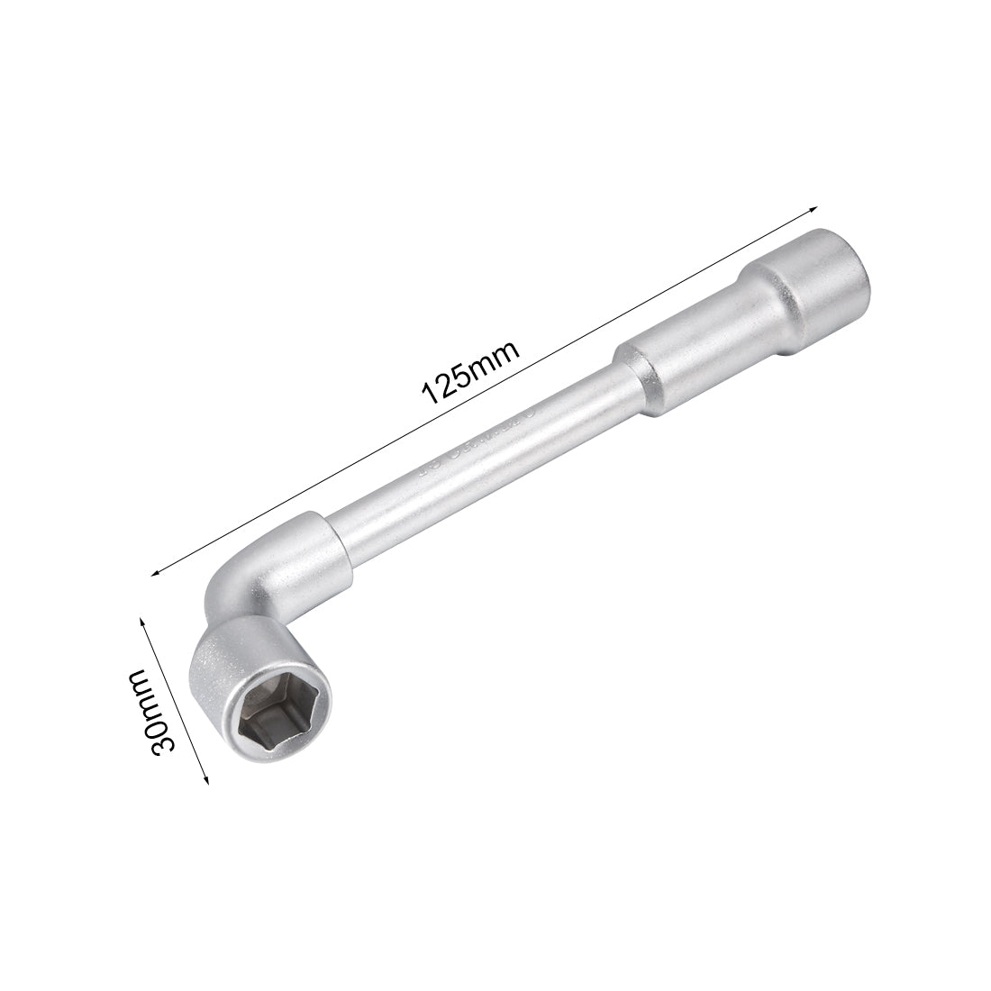 Harfington Metric L Shaped Angled Hex Socket Wrench Matt Finish, Cr-V
