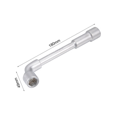 Harfington Metric L Shaped Angled Hex Socket Wrench Matt Finish, Cr-V
