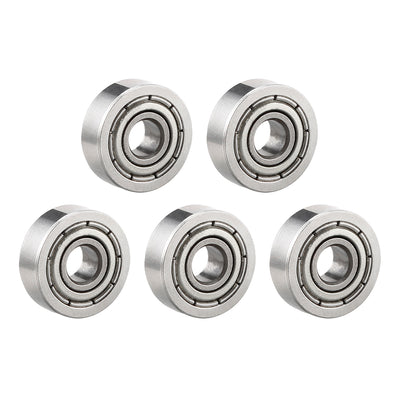 Harfington Uxcell Deep Groove Ball Bearings Metric Double Shielded Chrome Steel P0 Z1 Bearing