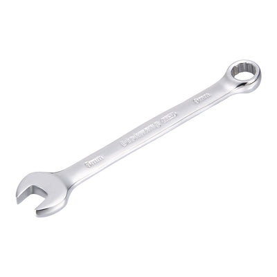 Harfington Metric 9mm 12-Point Box Open End Combination Wrench Chrome Finish, Cr-V