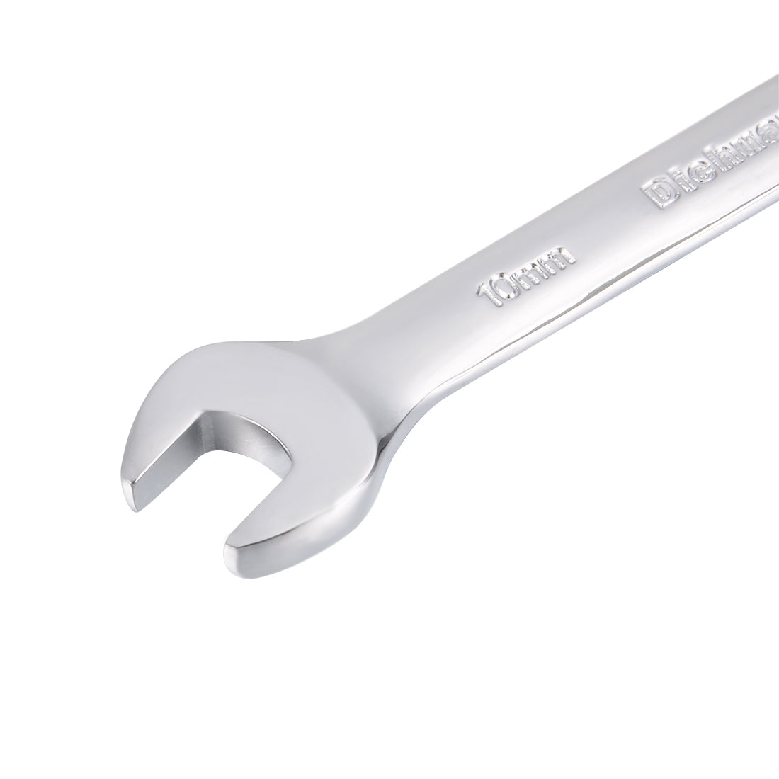 Harfington Metric 10mm 12-Point Box Open End Combination Wrench Chrome Finish, Cr-V