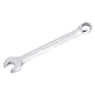 Harfington Metric 10mm 12-Point Box Open End Combination Wrench Chrome Finish, Cr-V